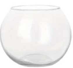 GF117 - small  clear glass fishbowl